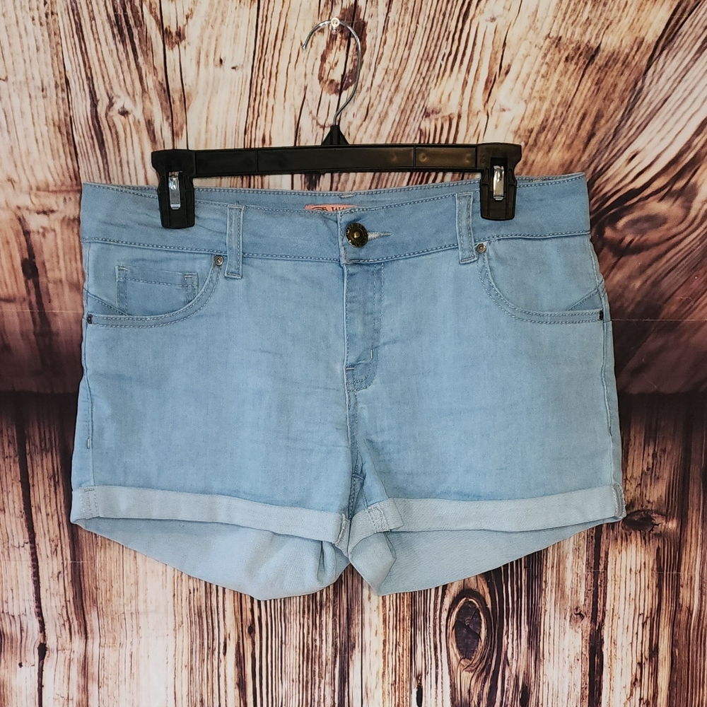 Light Blue Denim Women's Shorts